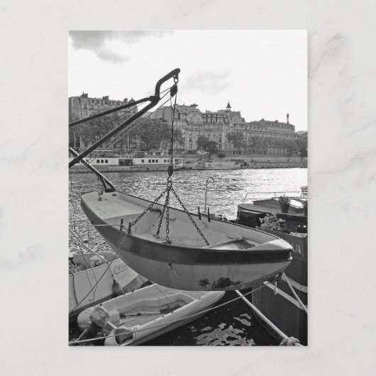 Carte Postale Bateau sur la Seine Paris (Devant)