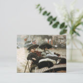 Carte Postale Bateau sur le port (Debout devant)