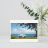 Carte Postale bateau terrestre (Debout devant)