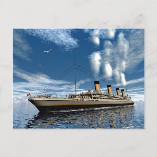 Carte Postale Bateau Titanic (Devant)