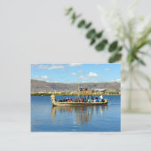 Carte Postale bateau titicaca (Debout devant)