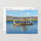 Carte Postale bateau titicaca (Devant / Derrière)