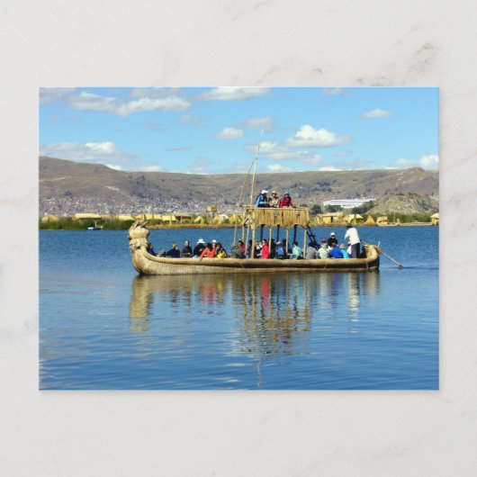Carte Postale bateau titicaca (Devant)