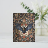 Carte Postale Bateau volant - Moderne William Morris Floral (Debout devant)