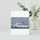 Carte Postale Bateau Wisteria. (Debout devant)