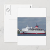 Carte Postale Bateau Wisteria. (Devant / Derrière)