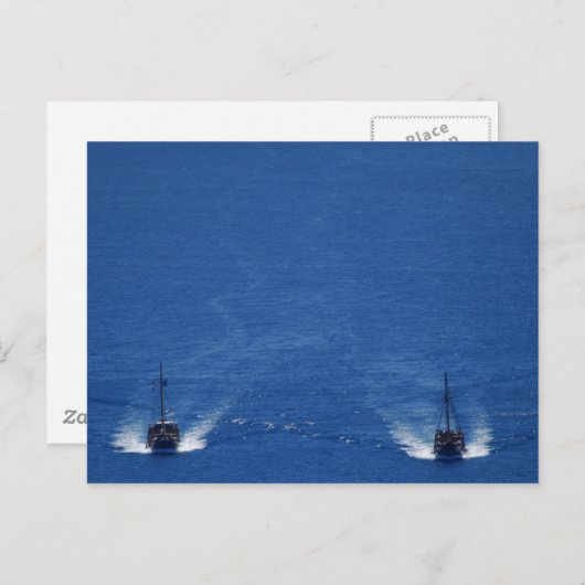 Carte Postale Bateaux (Devant / Derrière)