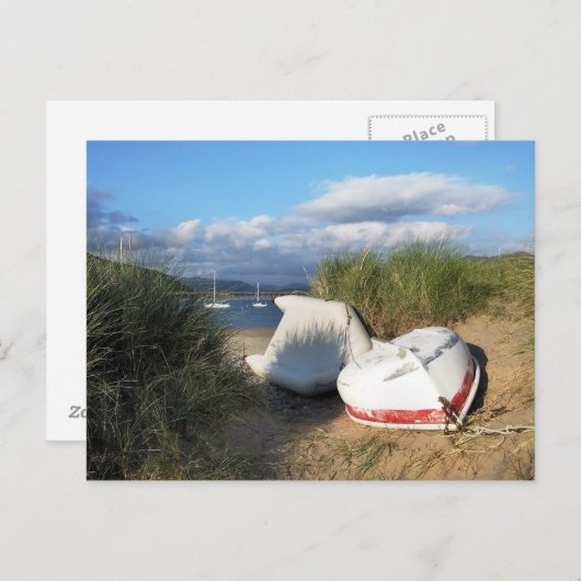 CARTE POSTALE BATEAUX (Devant / Derrière)