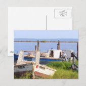Carte Postale Bateaux à crabes (Devant / Derrière)