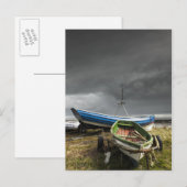 Carte Postale Bateaux À Foule Sur La Rive | Angleterre (Devant / Derrière)