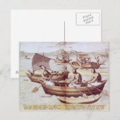 Carte Postale Bateaux à Goa (Devant / Derrière)