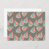 Carte Postale Bateaux à gros (Devant / Derrière)