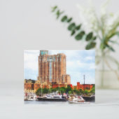 Carte Postale Bateaux à Inner Harbour Baltimore MD (Debout devant)