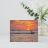 Carte Postale Bateaux à Key West, Floride, à Sunset (Debout devant)