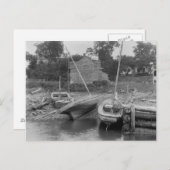 Carte Postale Bateaux à Kittery Point, 1900 (Devant / Derrière)