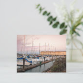 Carte Postale Bateaux à la marina (Debout devant)