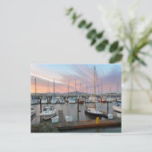 Carte Postale Bateaux à la marina (Debout devant)