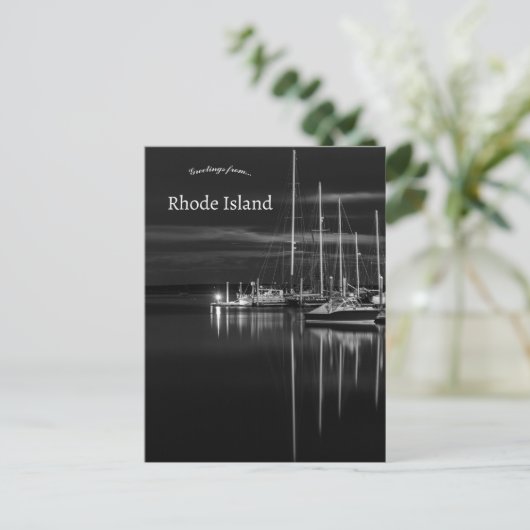 Carte Postale Bateaux à North Kingstown Rhode Island (Debout devant)