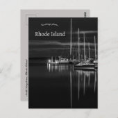 Carte Postale Bateaux à North Kingstown Rhode Island (Devant / Derrière)