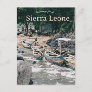 Carte Postale Bateaux à Port à Kent Sierra Leone