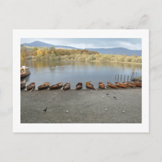 Carte Postale Bateaux à rames de Derwentwater : Lake District