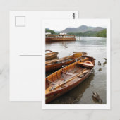 Carte Postale Bateaux à rames : Derwentwater (Devant / Derrière)