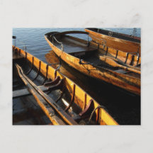 Bateaux à rames en bois - Derwentwater, Lake Distr