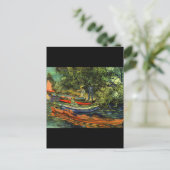 Carte Postale Bateaux à rames Vincent Van Gogh (Debout devant)