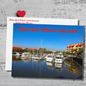 Carte Postale Bateaux à Shelter Cove Marina Hilton Head Island S