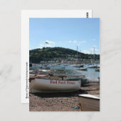 Carte Postale Bateaux à Teignmouth Devon UK (Devant / Derrière)