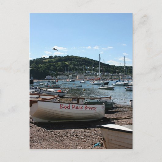 Carte Postale Bateaux à Teignmouth Devon UK (Devant)