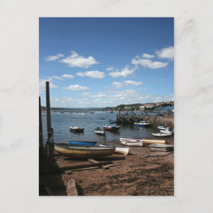 Carte Postale Bateaux à Teignmouth Devon UK