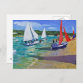 Carte Postale Bateaux à voile (Devant / Derrière)