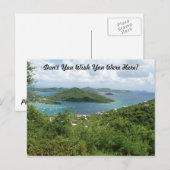 Carte Postale Bateaux À Voile À St. John (Devant / Derrière)