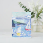 Carte Postale Bateaux à voile Anacortes (Debout devant)