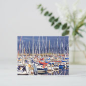 Carte Postale Bateaux à voile au repos (Debout devant)