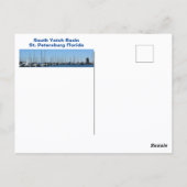 Carte Postale Bateaux à voile dans une rangée St Petersburg FL P (Dos)