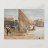 Carte Postale Bateaux à voile d'été Winslow Homer (Devant)
