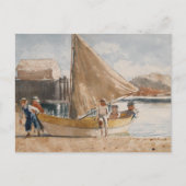 Carte Postale Bateaux à voile d'été Winslow Homer (Devant)