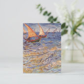 Carte Postale Bateaux à voile - Vincent Van Gogh (Debout devant)
