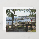 Carte Postale Bateaux ancrés (Devant / Derrière)