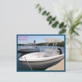 Carte Postale Bateaux blancs dans la Marina Key West Floride (Debout devant)