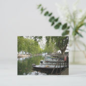 Carte postale : Bateaux, Canal, Lac d'Annecy, Fran (Debout devant)