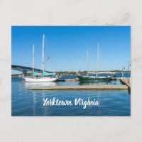 Bateaux dans la rivière York par Yorktown