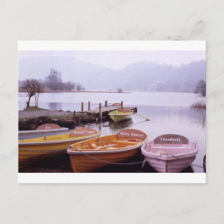 Carte Postale Bateaux dans Lake District Nord Angleterre