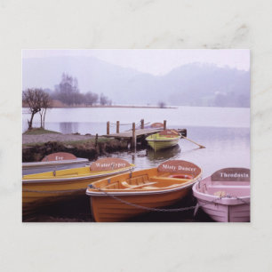 Carte Postale Bateaux dans Lake District Nord Angleterre