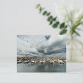 Carte Postale Bateaux Dans Un Port (Debout devant)