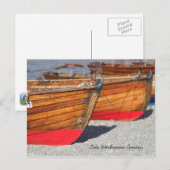 Carte Postale Bateaux d'aviron à Windermere (Devant / Derrière)