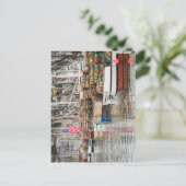 Carte Postale Bateaux de crabe de Newport dans la marina Photo (Debout devant)