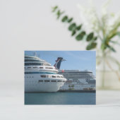 Carte Postale Bateaux de croisière (Debout devant)